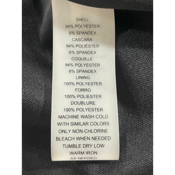 Vince Camuto Black Dress with 3/4 Length Tulip Sleeves New Without Tags Size 8 - Picture 9 of 9